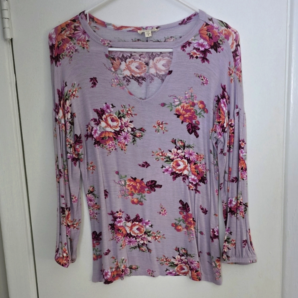 Floral Lavender Women's Top